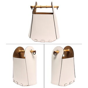 Loewe handbag bucket bag leather bamboo calfskin